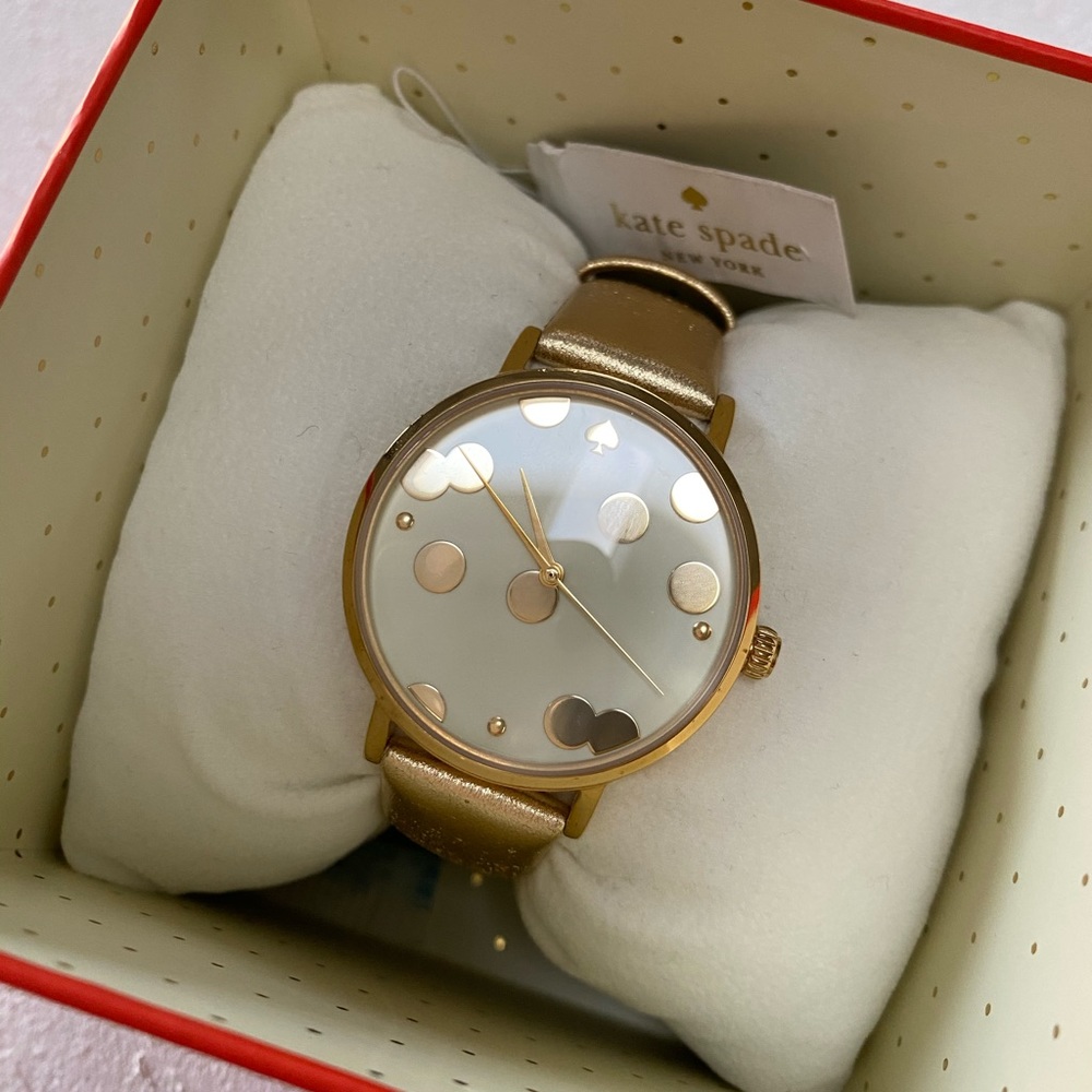 Kate Spade gold watch, mint condition!